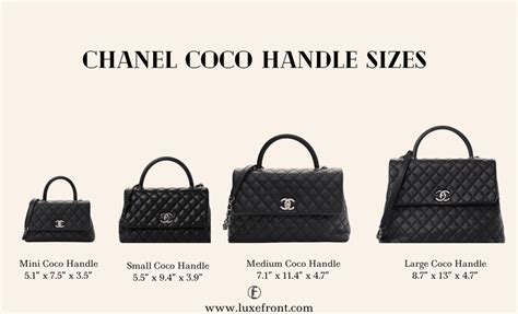 chanel coco.handle|chanel coco handle size comparison.